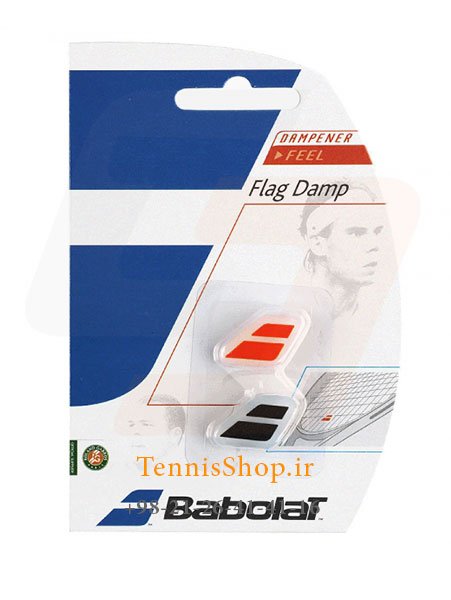 ضربه گیر راکت تنیس نارنجی و مشکی برند Babolat مدل FLAG Damp