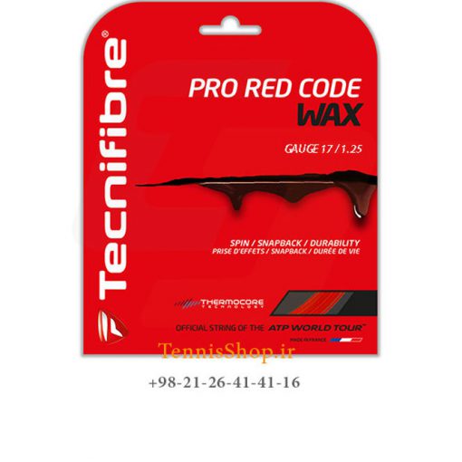 زه تک راکت تنیس برند Tecnifibre مدل Pro Red Code