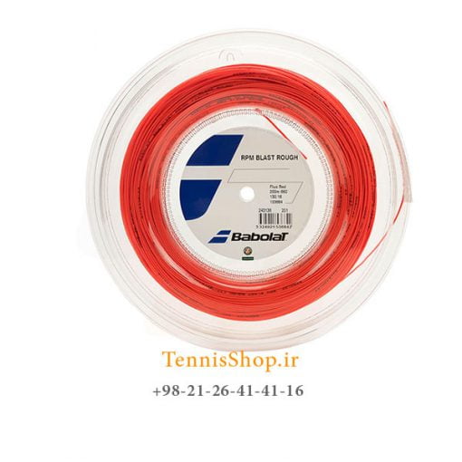 زه رول تنیس بابولات سری RPM BLAST ROUGH مدل 1.30 رنگ قرمز