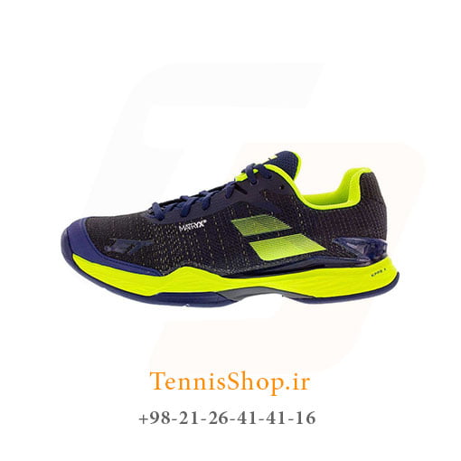 کفش تنیس بابولات سری jet match 2 مدل clay رنگ آبی (1)