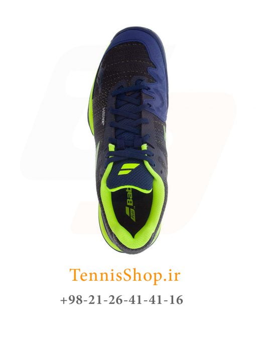 کفش تنیس بابولات سری jet match 2 مدل clay رنگ آبی (4)