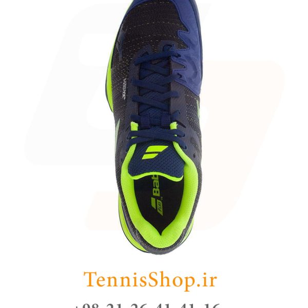 کفش تنیس بابولات سری jet match 2 مدل clay رنگ آبی (4)