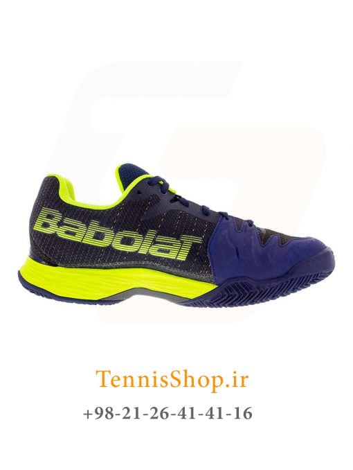 کفش تنیس بابولات سری jet match 2 مدل clay رنگ آبی (5)