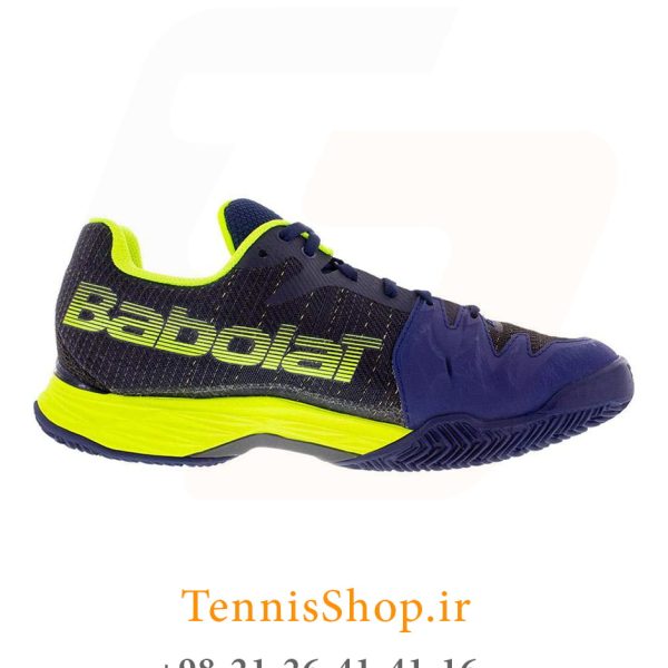 کفش تنیس بابولات سری jet match 2 مدل clay رنگ آبی (5)