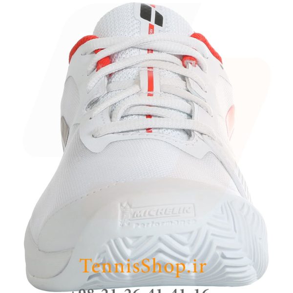 کفش تنیس بابولات مدل jet caly jr رنگ سفید (5)