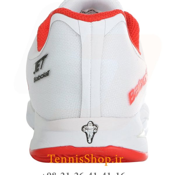 کفش تنیس بابولات مدل jet caly jr رنگ سفید (6)