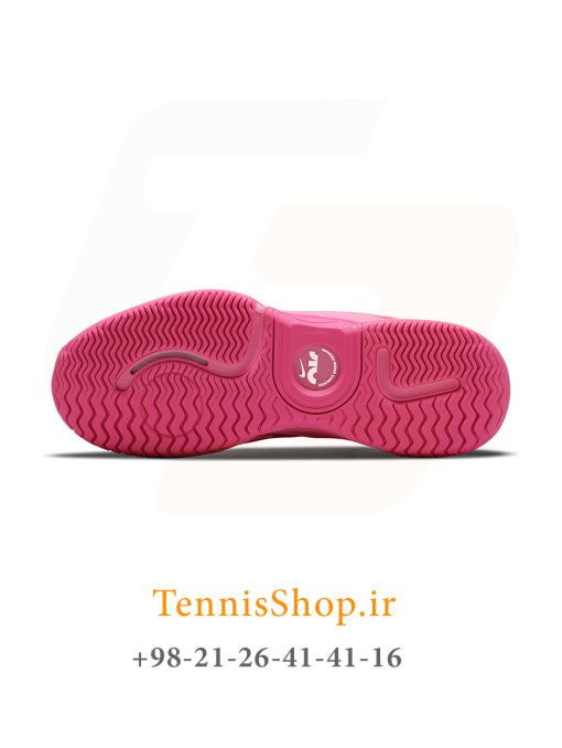 کفش تنیس نایک سری GP Turbo تکنولوژی AIR ZOOM رنگ صورتی (5)