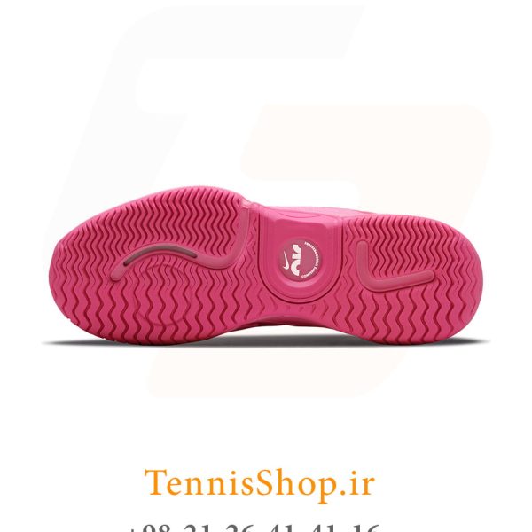 کفش تنیس نایک سری GP Turbo تکنولوژی AIR ZOOM رنگ صورتی (5)