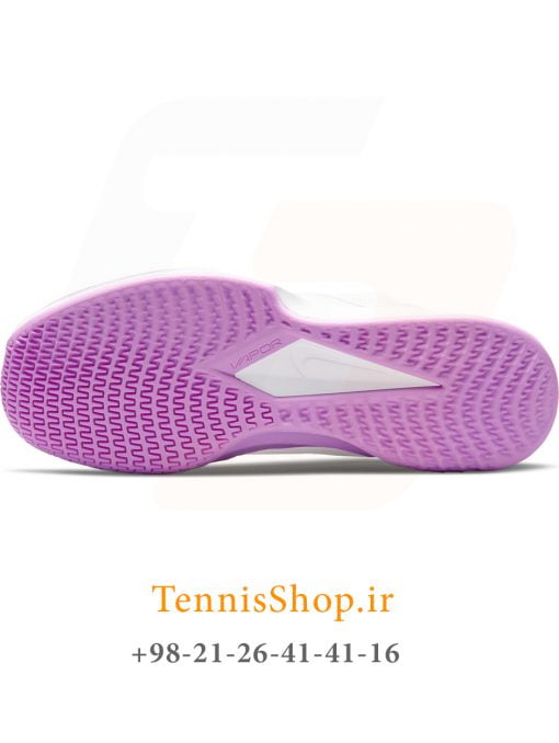 کفش تنیس نایک سری VAPOR LITE رنگ خاکستری صورتی (5)