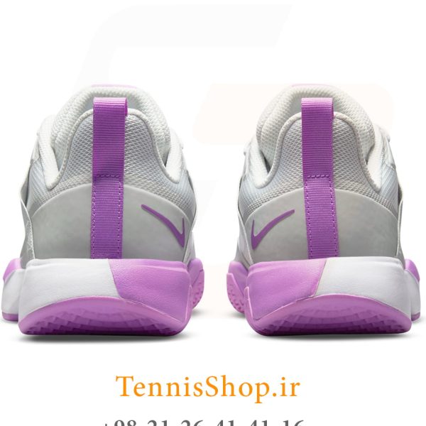 کفش تنیس نایک سری VAPOR LITE رنگ خاکستری صورتی (6)