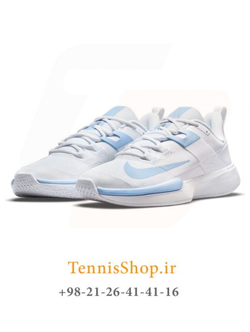 کفش تنیس نایک سری VAPOR LITE رنگ سفید آبی (2)