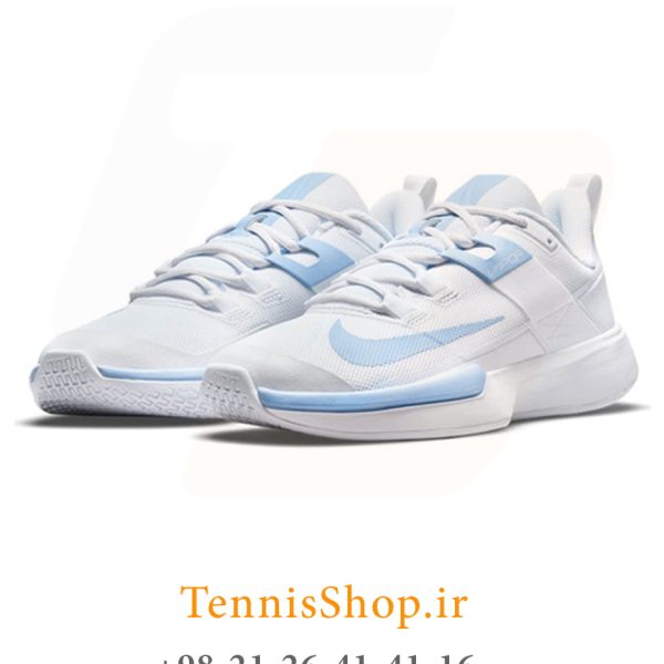 کفش تنیس نایک سری VAPOR LITE رنگ سفید آبی (2)