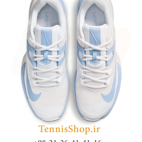 کفش تنیس نایک سری VAPOR LITE رنگ سفید آبی (3)