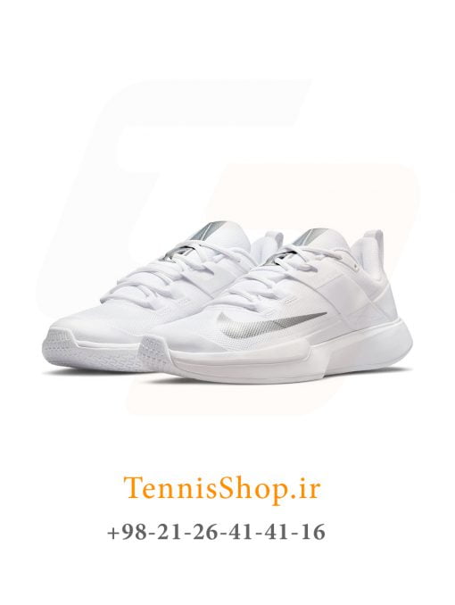 کفش تنیس نایک سری VAPOR LITE رنگ سفید نقره ای (2)