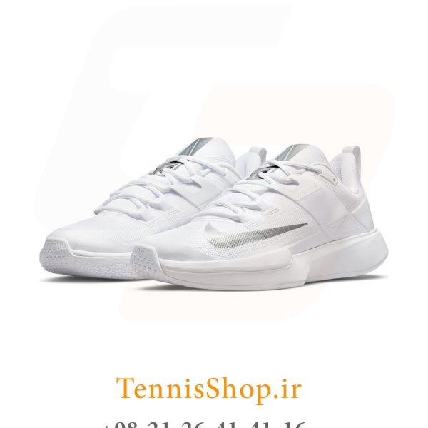 کفش تنیس نایک سری VAPOR LITE رنگ سفید نقره ای (2)