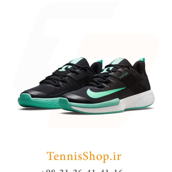کفش تنیس نایک سری VAPOR LITE رنگ مشکی سبز (2)