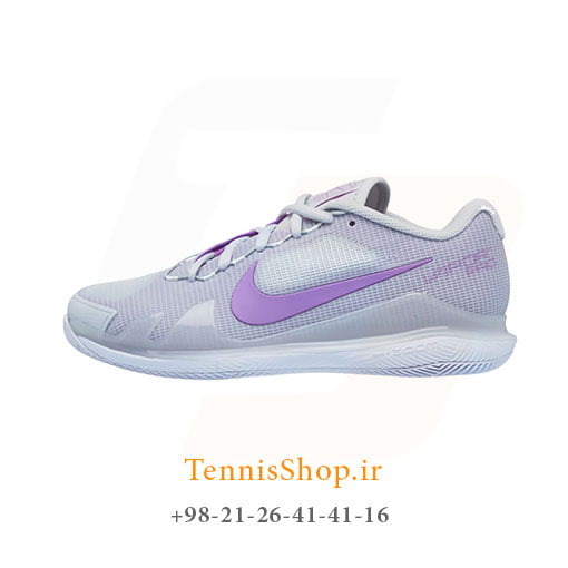 کفش تنیس نایک سری VAPOR PRO تکنولوژی AIR ZOOM رنگ خاکستری صورتی (1)