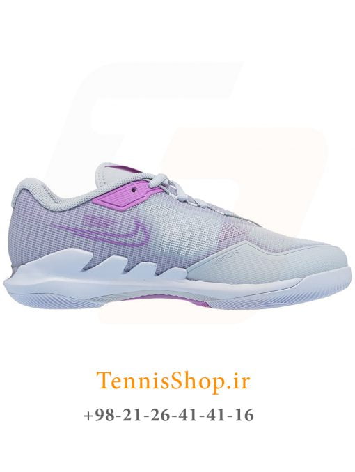 کفش تنیس نایک سری VAPOR PRO تکنولوژی AIR ZOOM رنگ خاکستری صورتی (2)