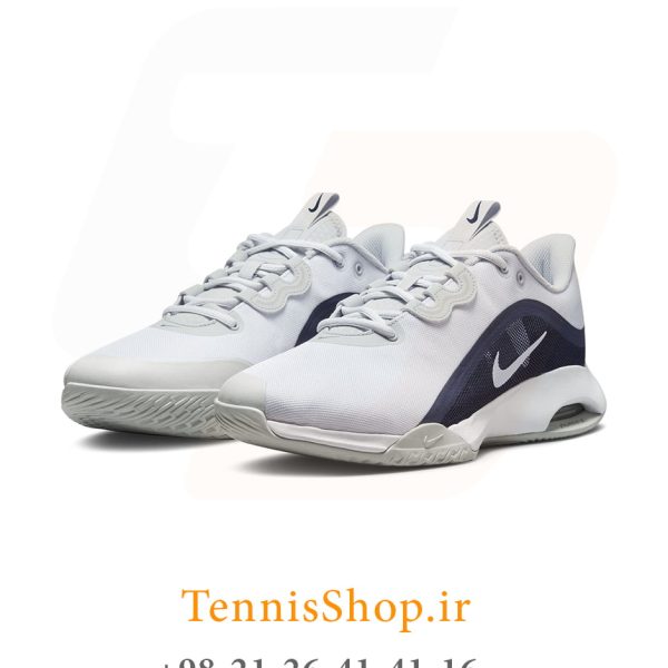کفش تنیس نایک سری Volley تکنولوژی AIR MAX رنگ سفید سرمه ای (2)