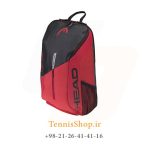 کوله پشتی تنیس هد سری Tour Team رنگ مشکی قرمز (1)