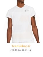 تیشرت تنیس مردانه نایک مدل Breathe Slam رنگ سفید (3)