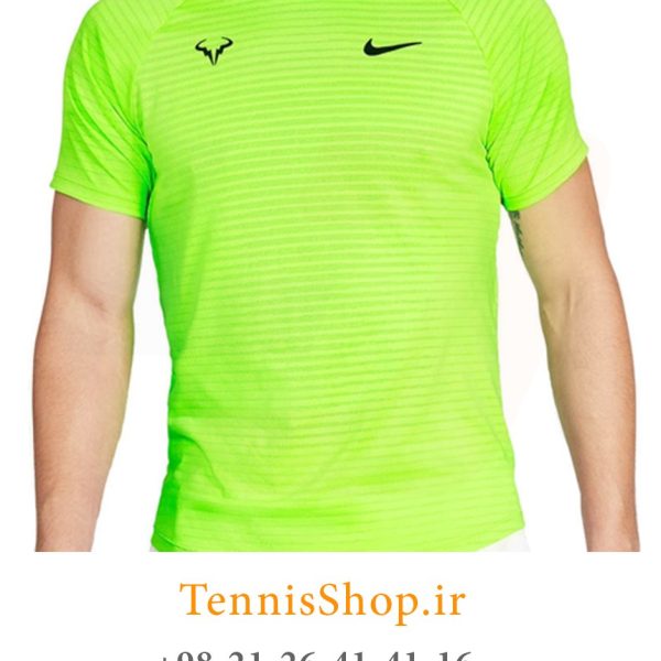 تیشرت تنیس مردانه نایک مدل Court Aeroreact Rafa رنگ سبز (3)