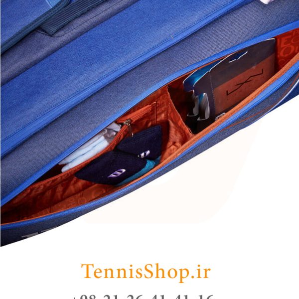 ساک تنیس ویلسون سری Super Tour RG مدل 15 راکته رنگ سرمه ای (4)