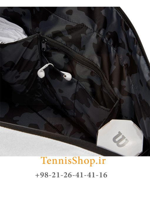 ساک تنیس ویلسون مدل RACKET BAG رنگ مشکی کرم (5)
