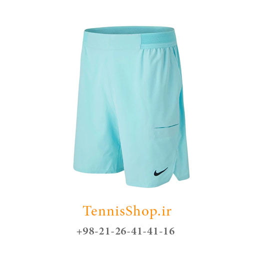 شلوارک تنیس مردانه نایک مدل Court Advantage رنگ آبی (1)