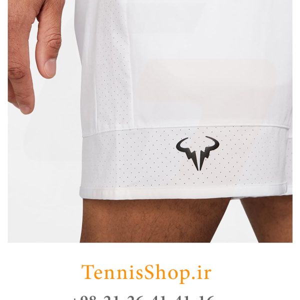 شلوارک تنیس مردانه نایک مدل Dri-Fit Rafa رنگ سفید (4)