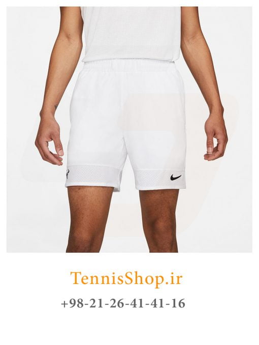 شلوارک تنیس مردانه نایک مدل Dri-Fit Rafa رنگ سفید (5)