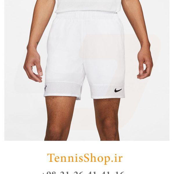 شلوارک تنیس مردانه نایک مدل Dri-Fit Rafa رنگ سفید (5)