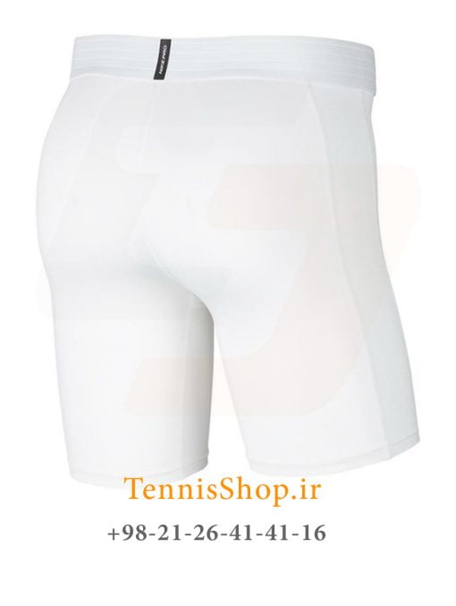 شلوارک تنیس مردانه نایک مدل PRO HYPERCOOL رنگ سفید (2)
