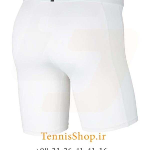 شلوارک تنیس مردانه نایک مدل PRO HYPERCOOL رنگ سفید (2)