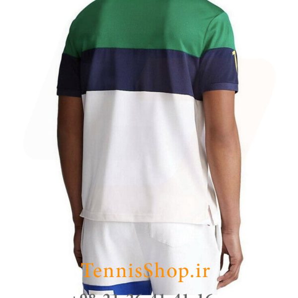 پولوشرت تنیس رالف لورن مدل Classic Fit رنگ سبز (2)