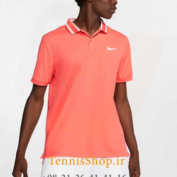 پولوشرت تنیس مردانه نایک مدل PIQUE رنگ نارنجی (3)