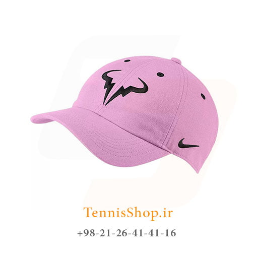 کلاه تنیس نایک مدل RAFA رنگ صورتی (1)