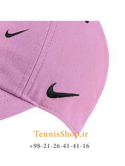 کلاه تنیس نایک مدل RAFA رنگ صورتی (2)