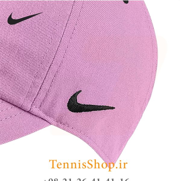 کلاه تنیس نایک مدل RAFA رنگ صورتی (2)