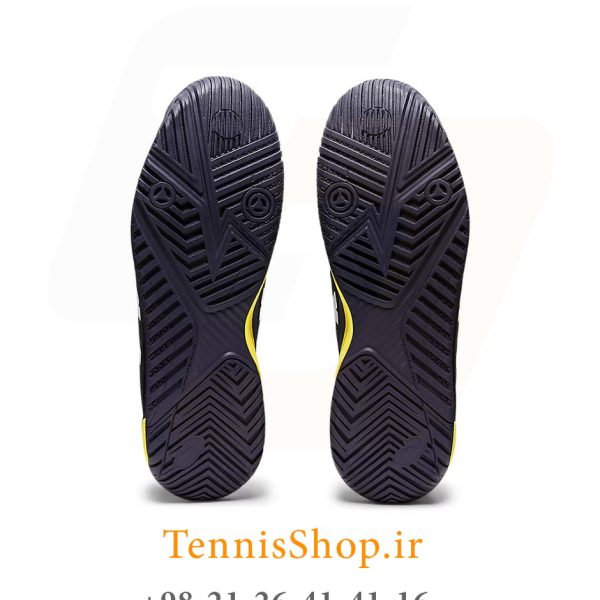 کفش تنیس اسیکس سری 8 GEL RESOLUTION رنگ سرمه ای فسفری (6)