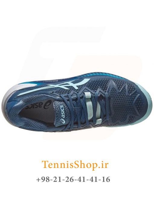 کفش تنیس اسیکس سری GEL RESOLUTION 8 رنگ سرمه ای آبی (4)