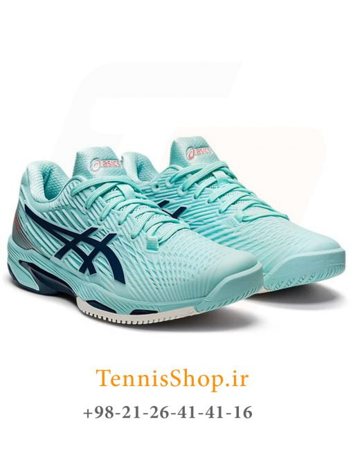 کفش تنیس اسیکس سری Solution Speed FF 2 رنگ آبی (2)