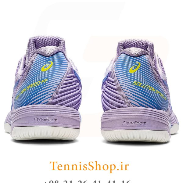 کفش تنیس اسیکس سری Solution Speed FF 2 رنگ بنفش سرمه ای (4)