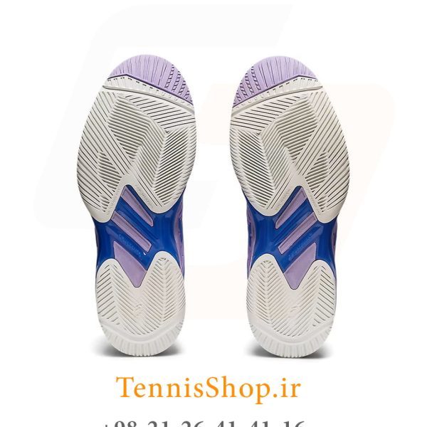 کفش تنیس اسیکس سری Solution Speed FF 2 رنگ بنفش سرمه ای (6)