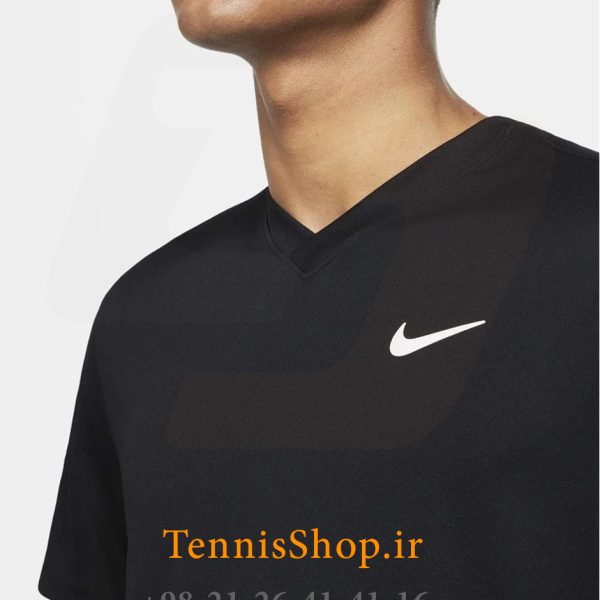 تیشرت تنیس مردانه نایک مدل Victory رنگ مشکی (5)