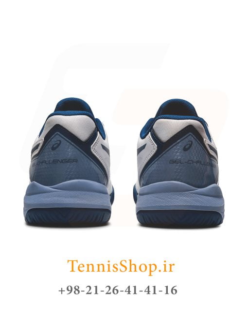کفش تنیس اسیکس سری GEL CHALLENGER 13 رنگ سفید آبی (4)