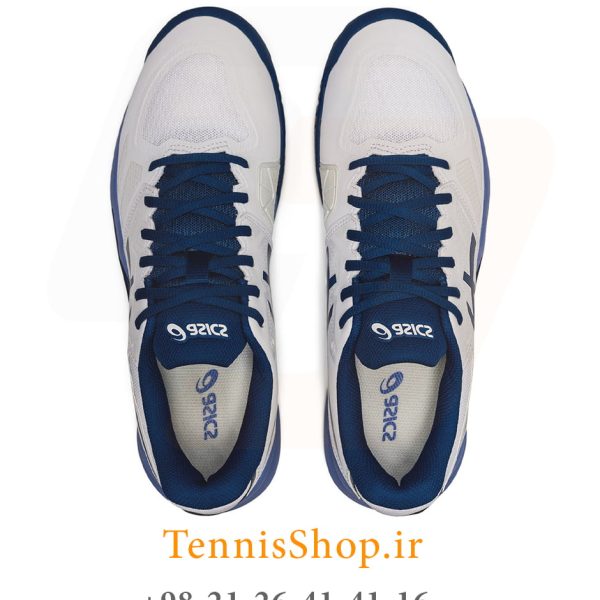 کفش تنیس اسیکس سری GEL CHALLENGER 13 رنگ سفید آبی (6)