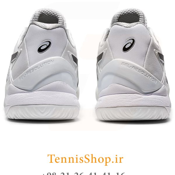 کفش تنیس اسیکس سری GEL RESOLUTION 8 رنگ سفید مشکی (4)