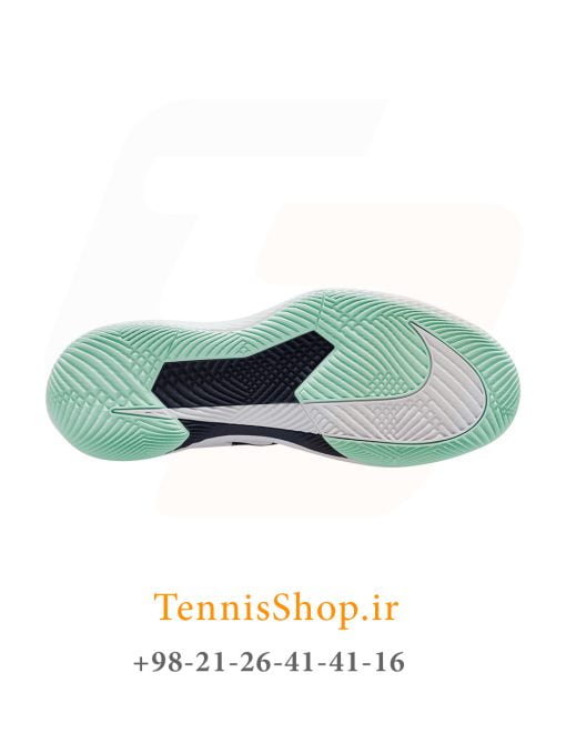 کفش تنیس نایک سری VAPOR PRO تکنولوژی AIR ZOOM رنگ سرمه ای سبز (4)