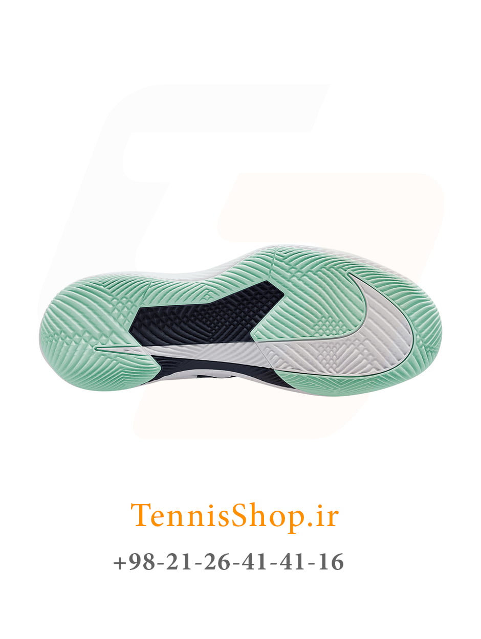 کفش تنیس نایک سری VAPOR PRO تکنولوژی AIR ZOOM رنگ سرمه ای سبز (4)